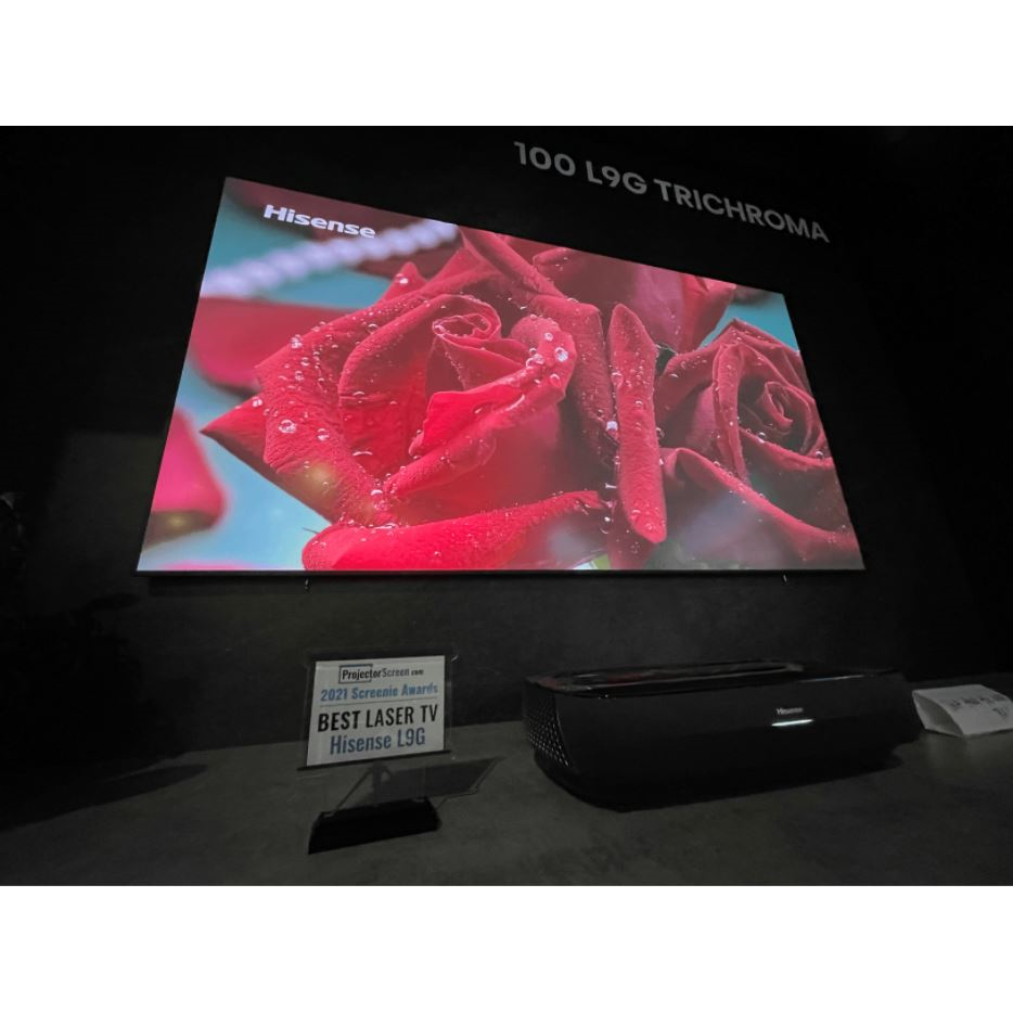 Hisense 100L9G 4K UST Triple-Laser Trichroma Projector & 100" Screen ...