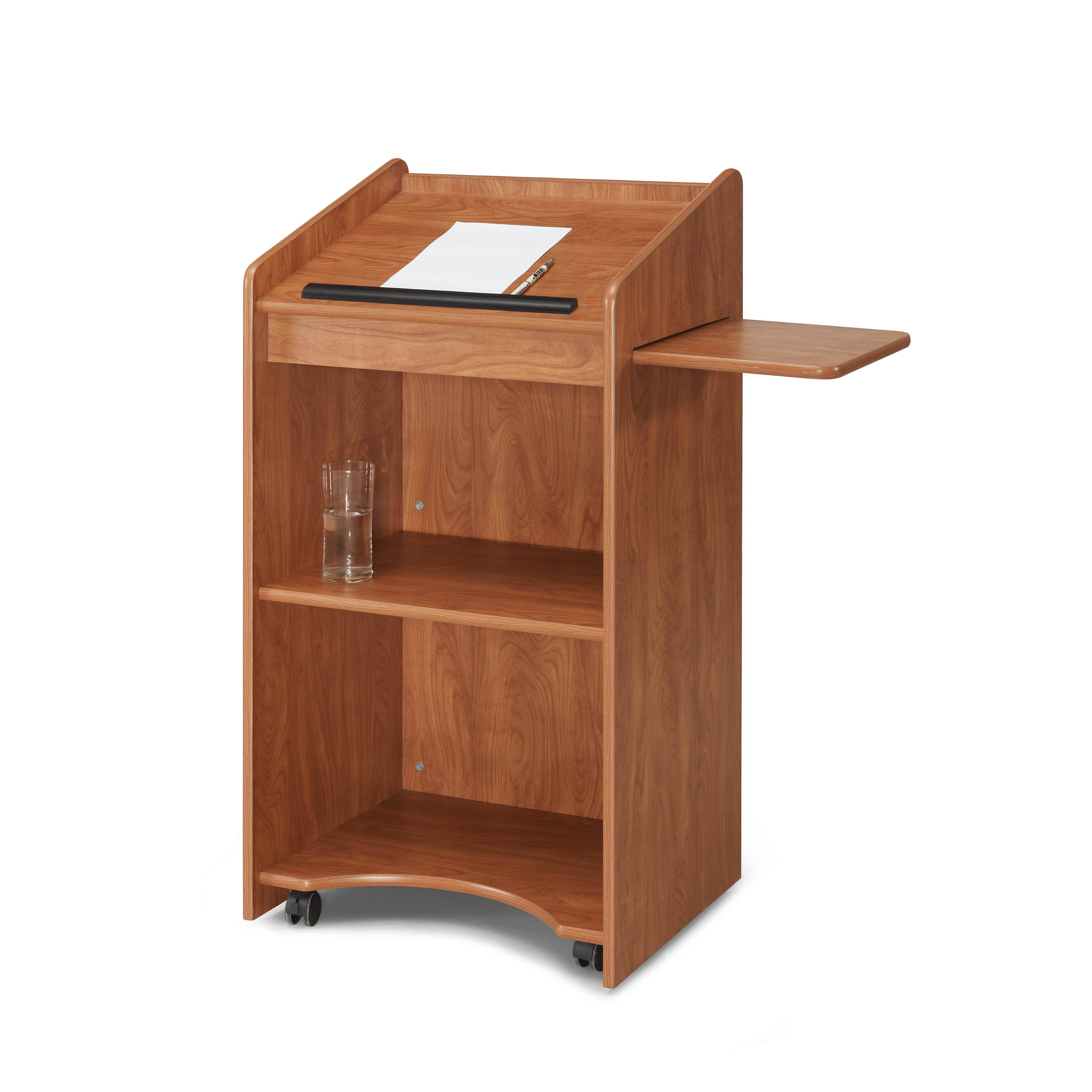 Aristocrat Full Floor Lectern/Podium With 2 Built-in And 1 Slide-Out ...