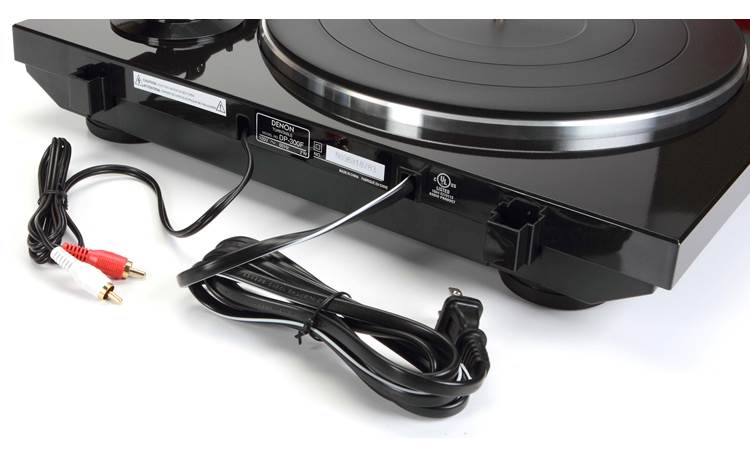 Denon DP-300F Automatic belt-drive turntable with pre-mounted cartridge and built-in phono preamp - DP300FBKE3 