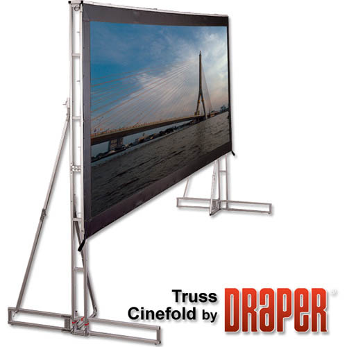 Draper 221006 Truss-Style Cinefold Complete 150 diag. (90x120) - Video  [4:3] - 1.0 Gain