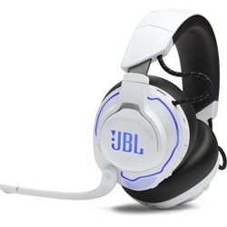 JBL Quantum 910 Wireless Noise-Cancelling Over-Ear Gaming Headphones White 