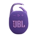 JBL Clip 5 Portable speaker with Bluetooth, built-in battery, waterproof and dustproof - Purple - JBL-JBLCLIP5PURAM