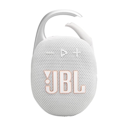 JBL Clip 5 Portable speaker with Bluetooth, built-in battery, waterproof and dustproof - White 