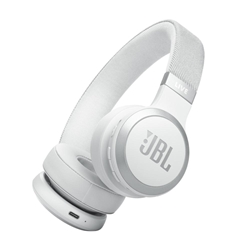 JBL Live 670NC Wireless On-Ear Noise Cancelling Headphones - White 