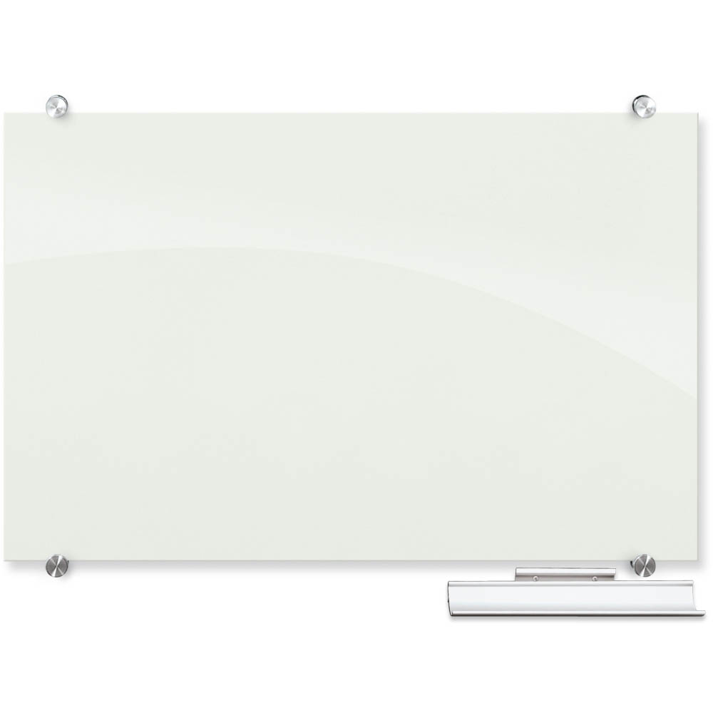 Best-Rite 83843 Visionary Magnetic Glass Dry Erase Whiteboard - Glossy ...