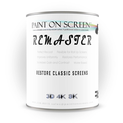 Projector Screen Paint - Digital Theater White-Gallon G002 - Paint on  Screen POS-G002