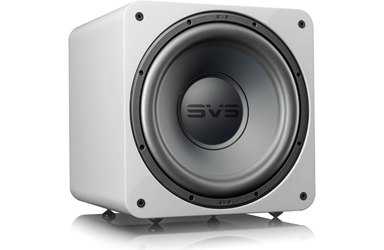 SVS SB-1000 Pro 12" powered subwoofer with digital processing and parametric equalization controls (Piano Gloss White) 