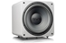 SVS SB-1000 Pro 12" powered subwoofer with digital processing and parametric equalization controls (Piano Gloss White) - SVS-SB-1000WHT