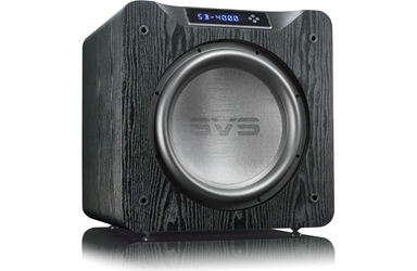 SVS SB-4000 Powered subwoofer with app control (Black Ash) 