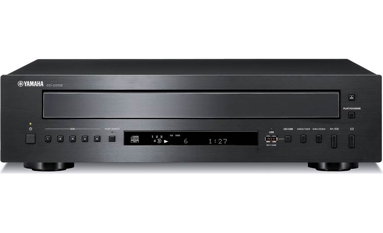 Yamaha CD-C603 5-disc CD changer with front-panel USB input - CD-C603BL 